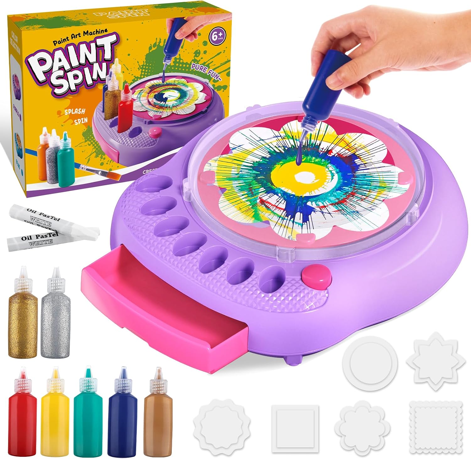 Detalle de Kunst und Handwerk Set 4–8 Jahre US Lila