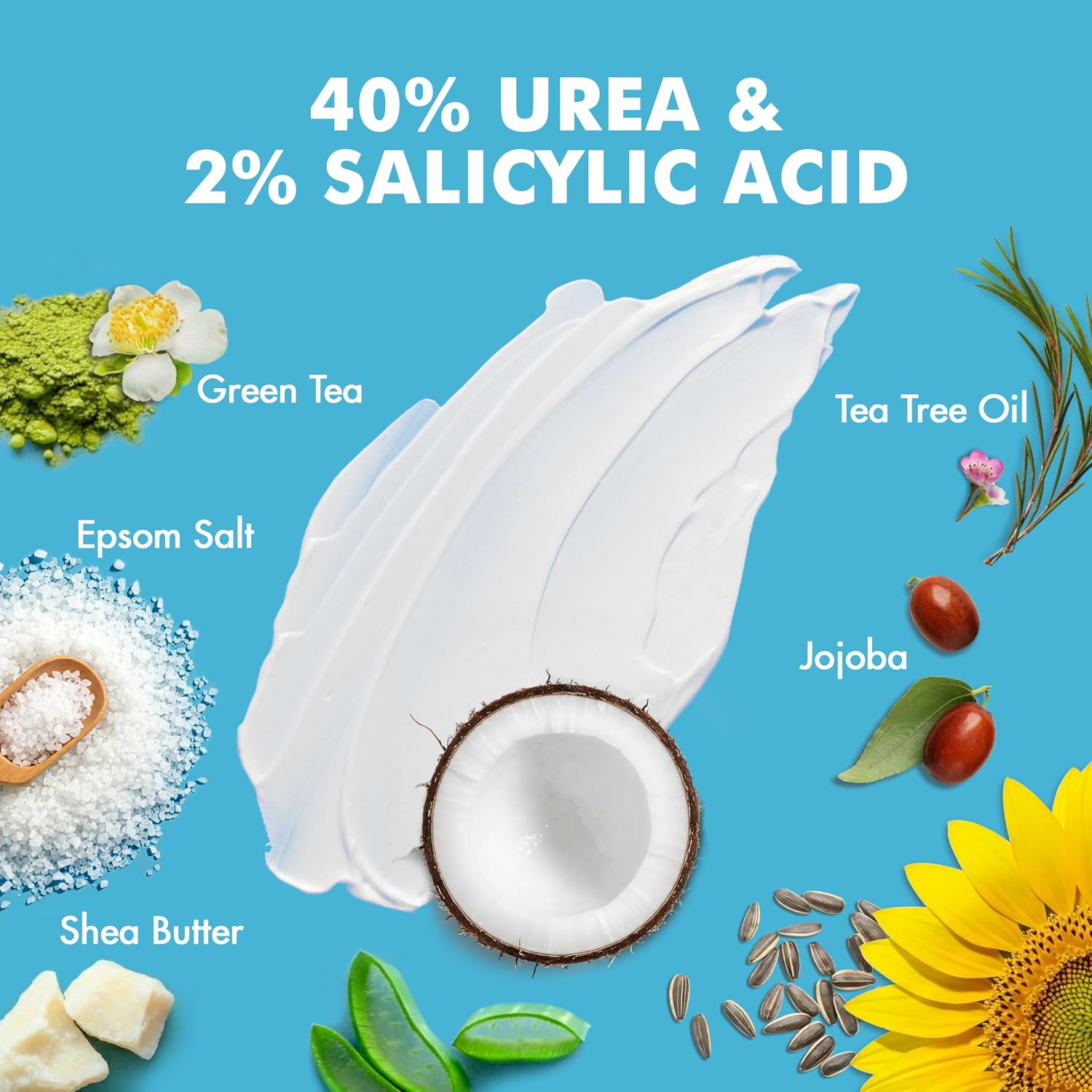 Detalle 2 de Ebanel Urea Cream 40% Foot Treatment 🦶