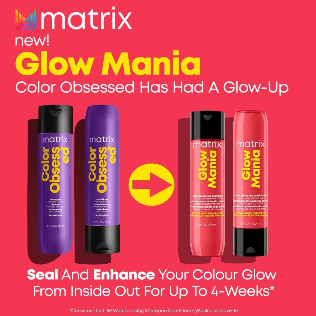 Thumbnail 6 de Matrix Total Results Glow Mania Glazing Queen Super Gloss Protecting Hair Mask (500ml)