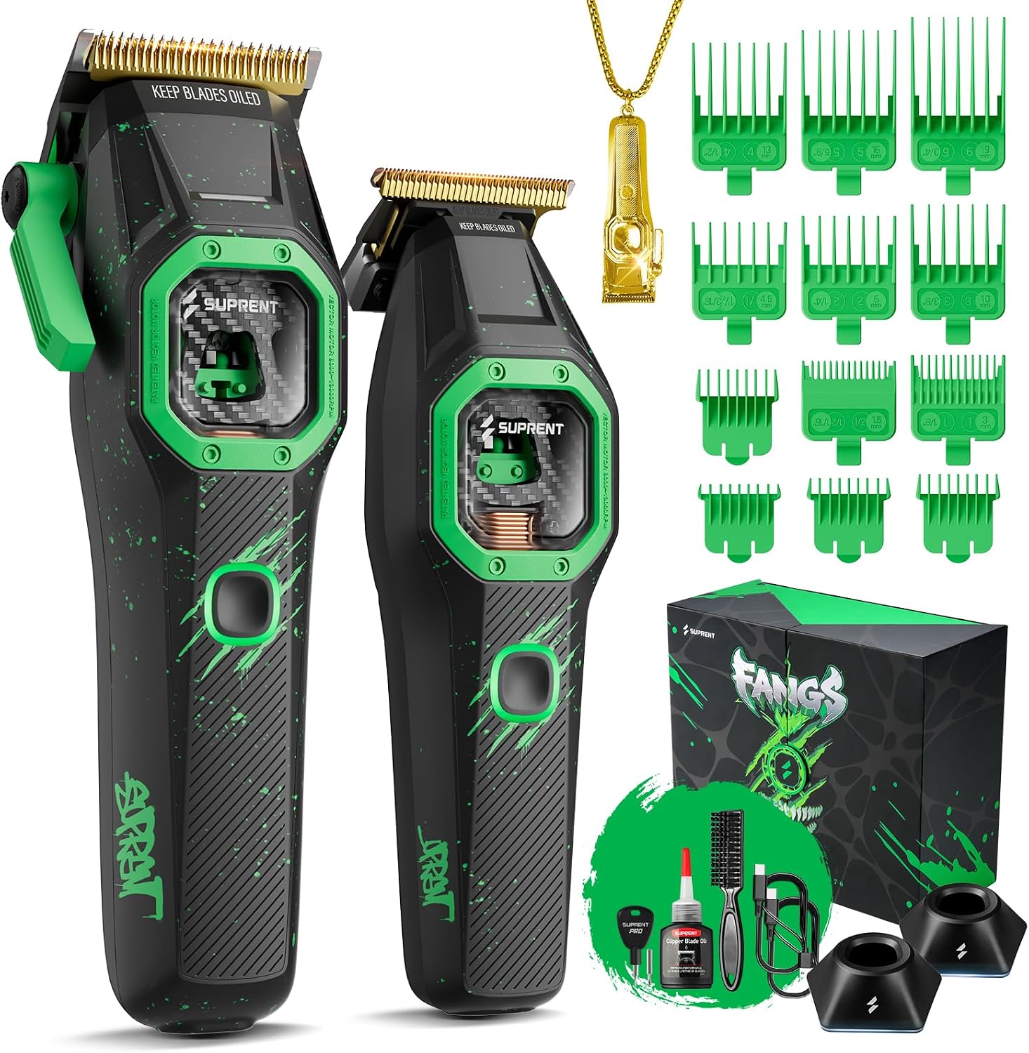 Detalle de SUPRENT FANGS Professional Barber Clippers