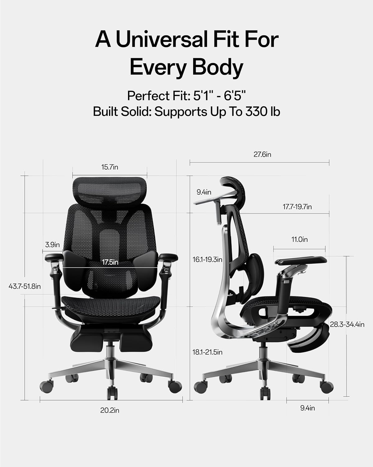 Thumbnail 1 de Hbada Ergonomic Office Chair E3 Pro