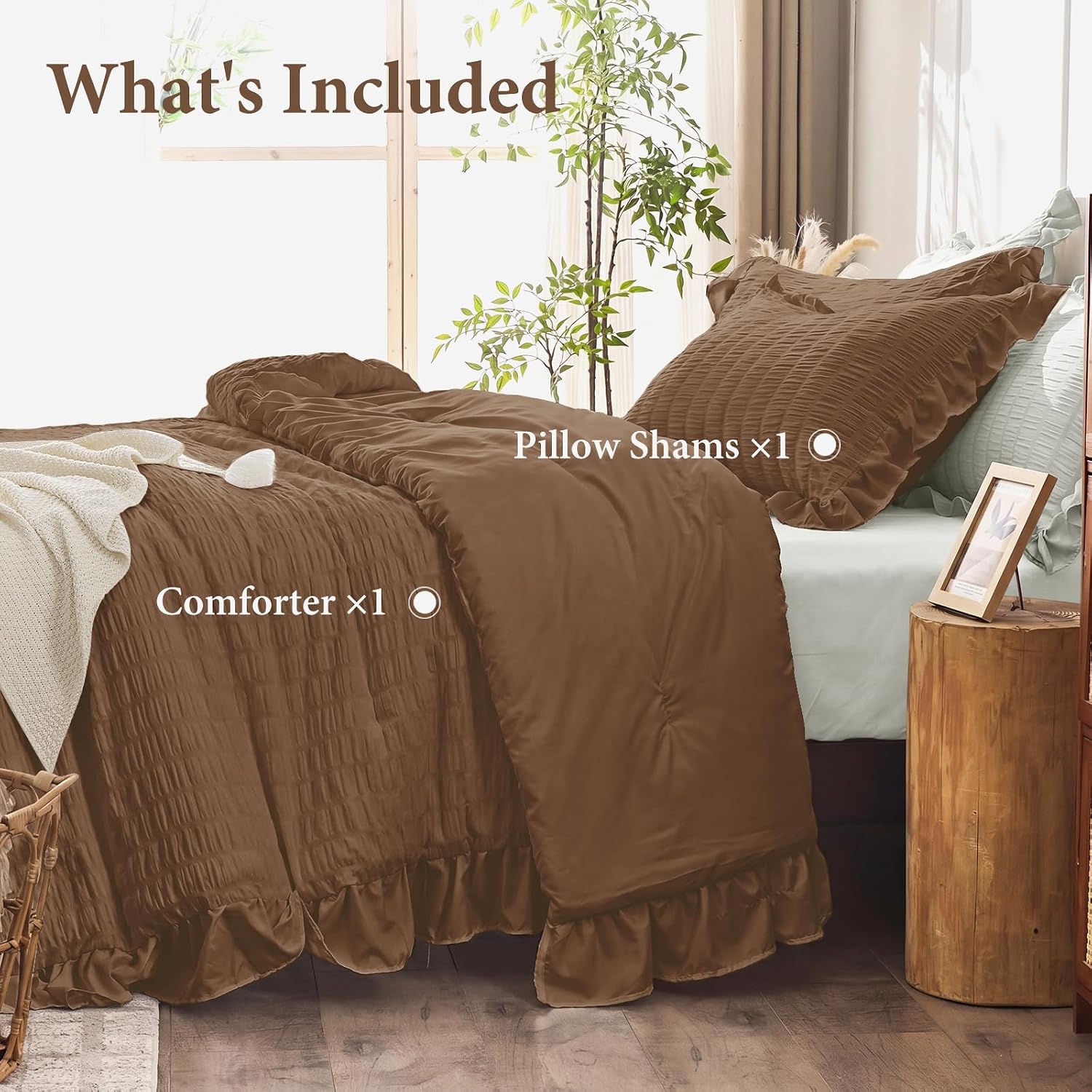 Detalle 2 de JOLLYVOGUE Comforter Set, Twin/Twin XL