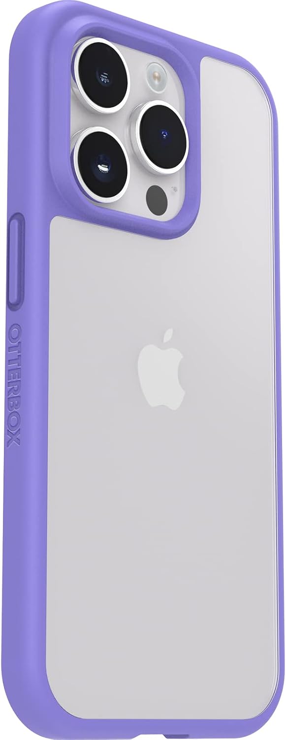Detalle de Otterbox Funda iPhone 14 Pro Sleek Transparente/Morado