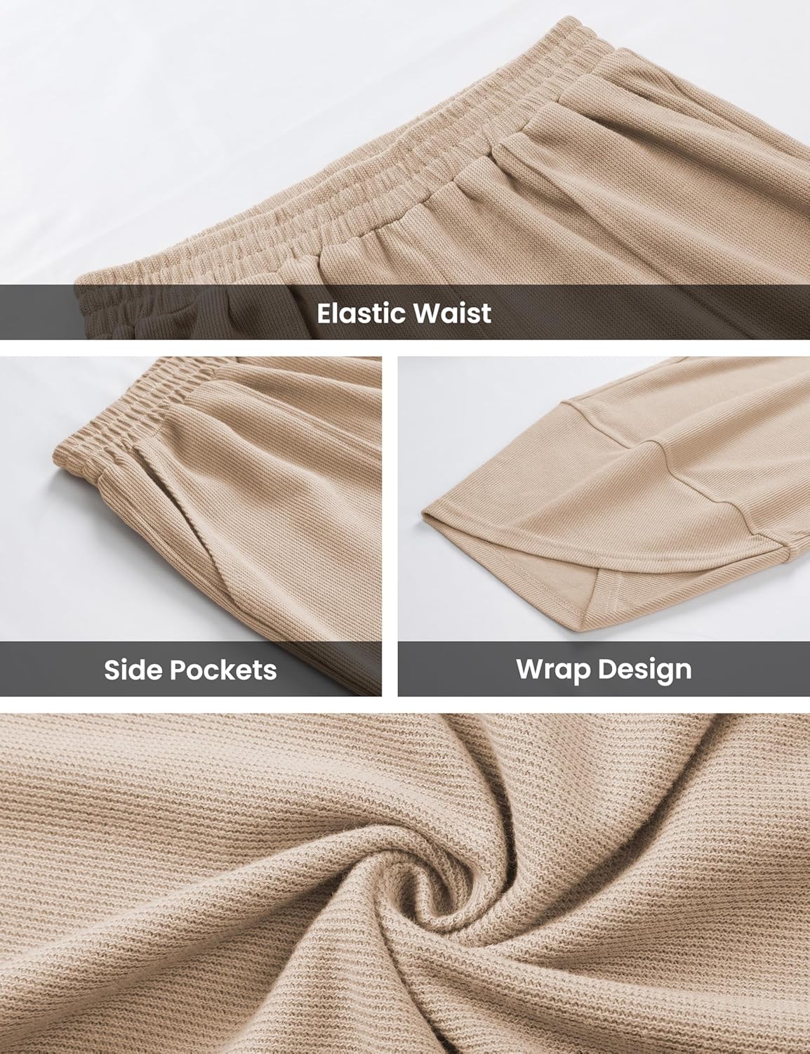 Thumbnail 3 de Himosyber Women Cotton Wide Leg Palazzo Pants