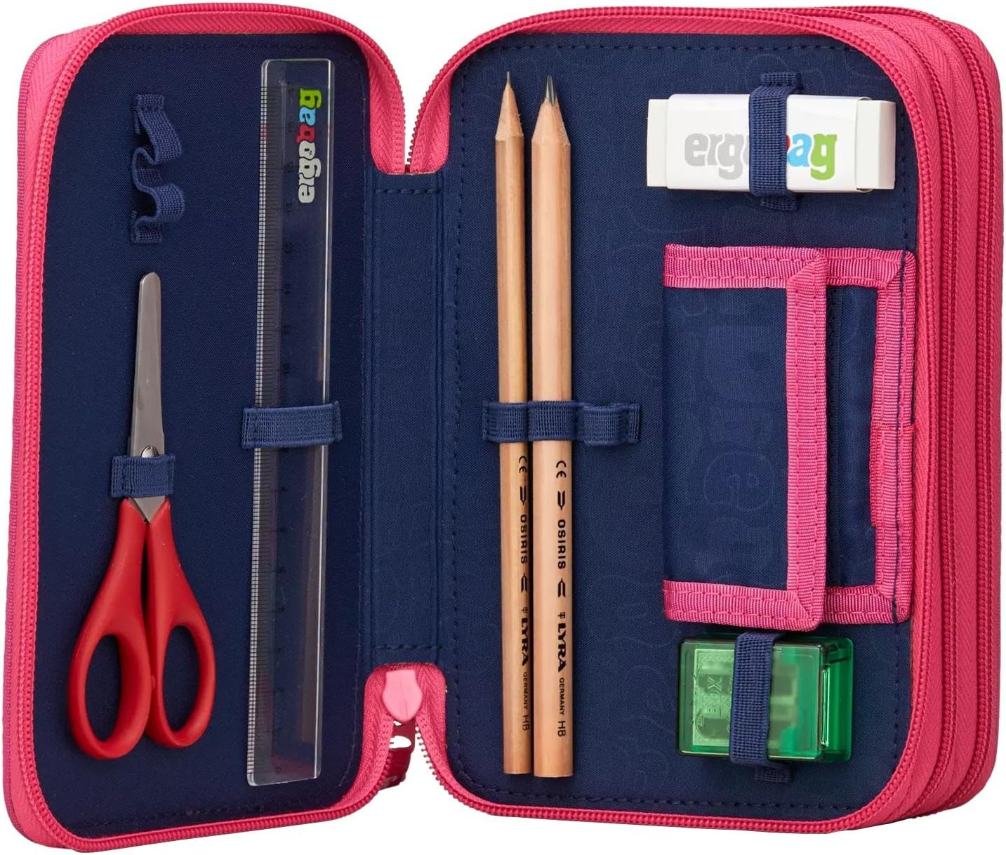Detalle de ergobag Maxi Mäppchen SternzauBär – Pink