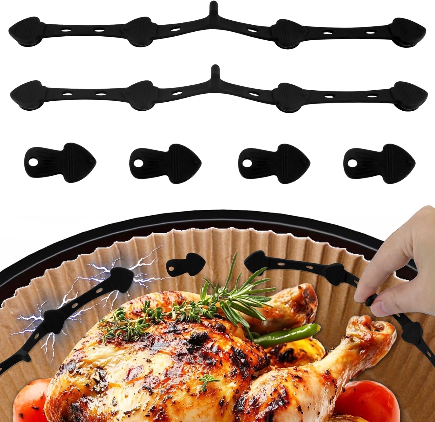 Jukibole Magnete für Airfryer 6er