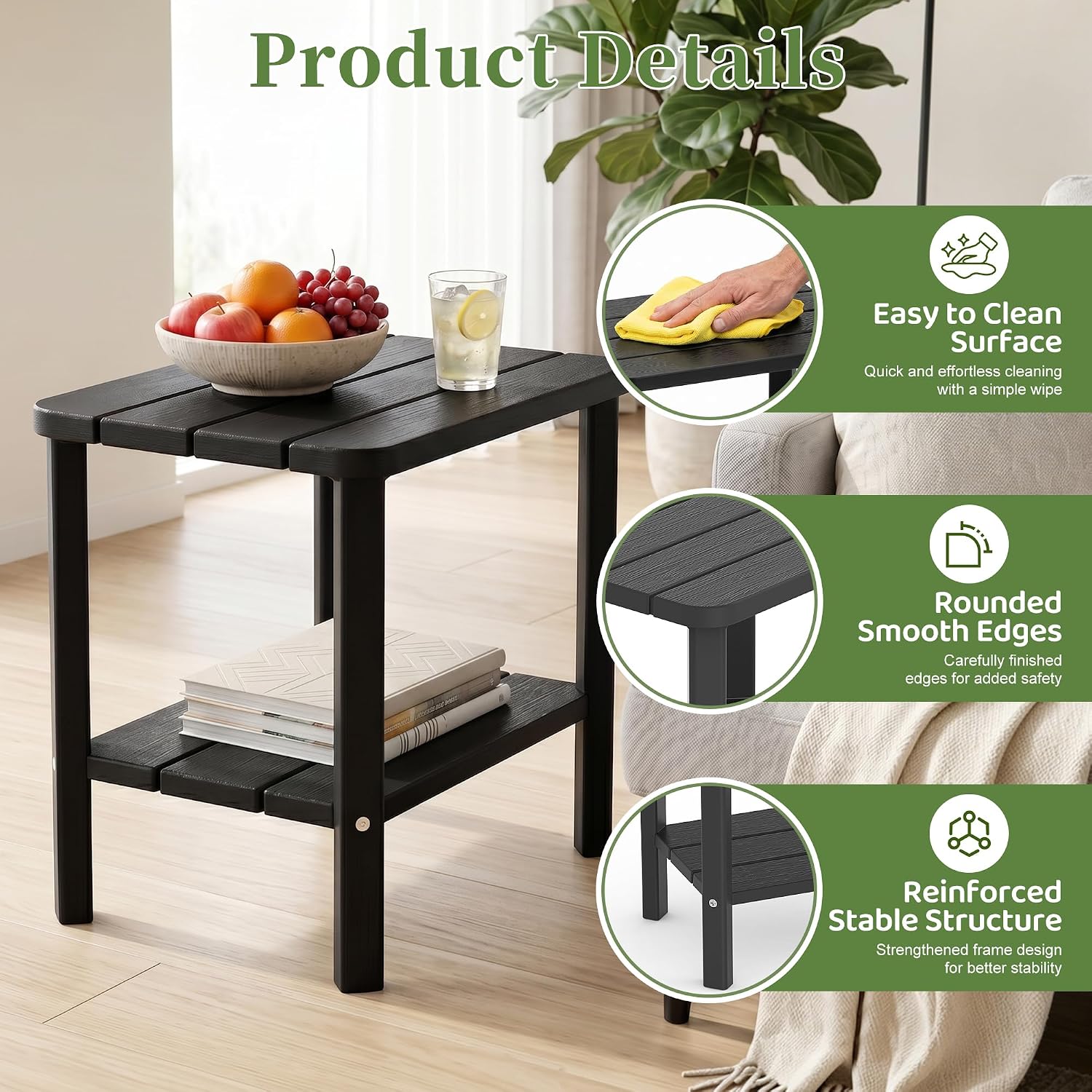 Thumbnail 4 de EFU Outdoor Side Table, Resin