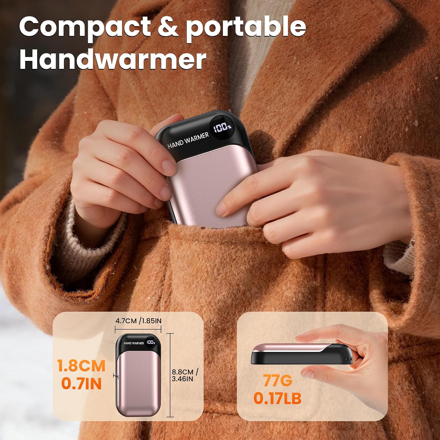 Thumbnail 4 de Magnetic Electric Hand Warmers 6000mAh