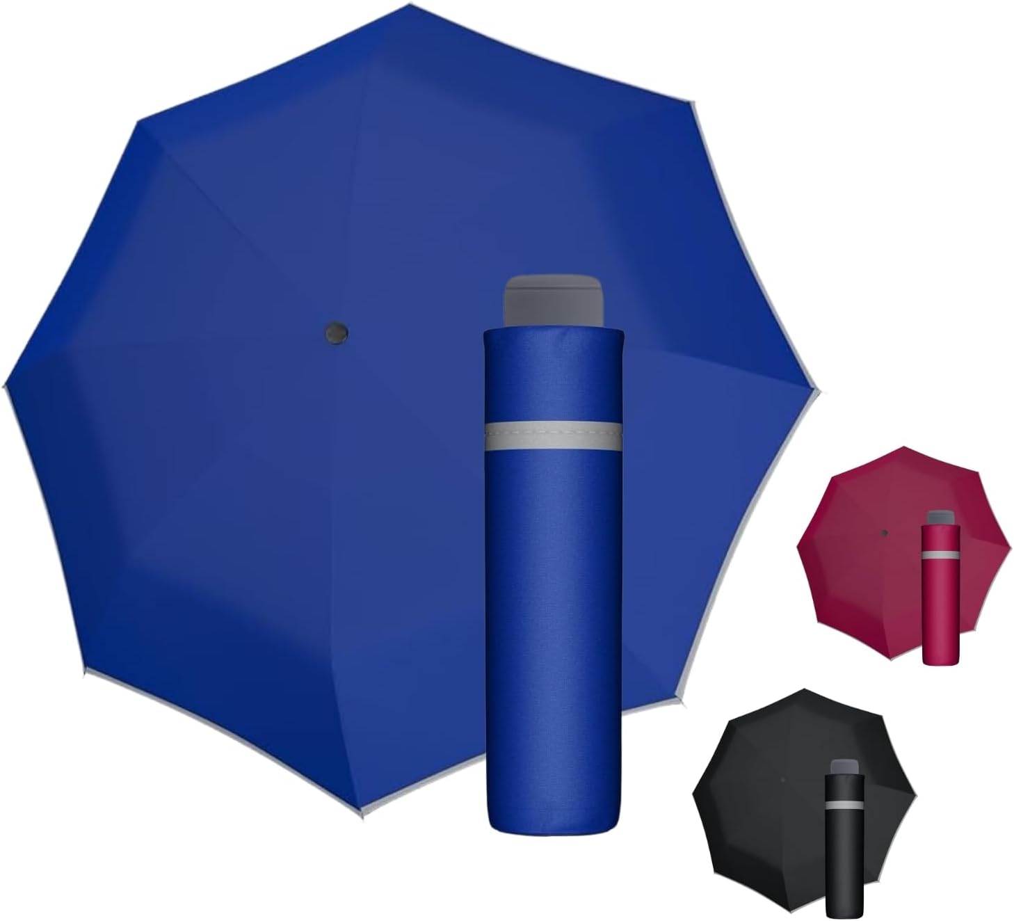 Thumbnail 6 de Doppler Ombrello Mini Light Up Reflex black – compatto, riflettente e tascabile