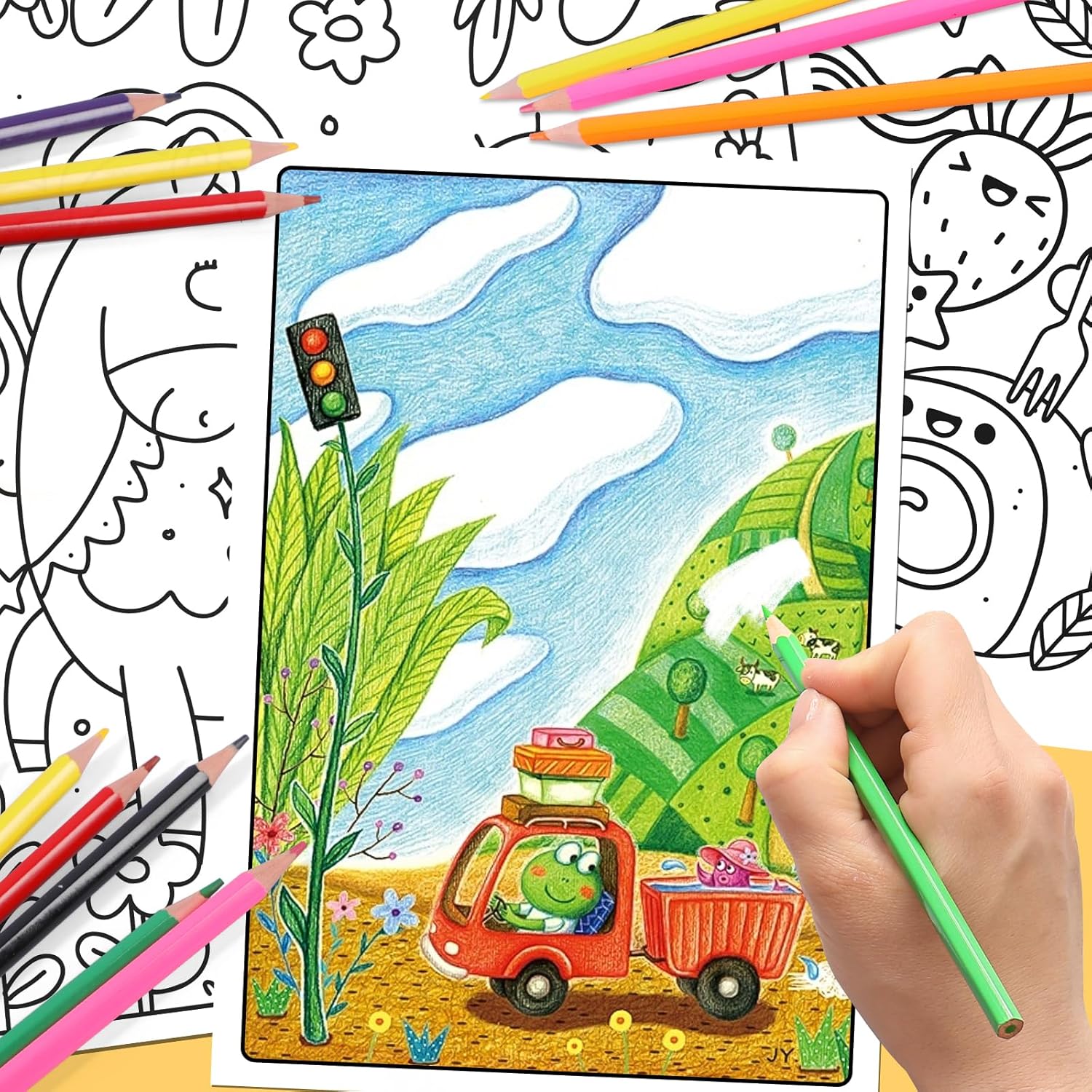 Thumbnail 2 de 240-Pack Colored Pencils Bulk Classroom (12 Colors) with 24 Sharpeners for Kids, Teachers, and Coloring Projects