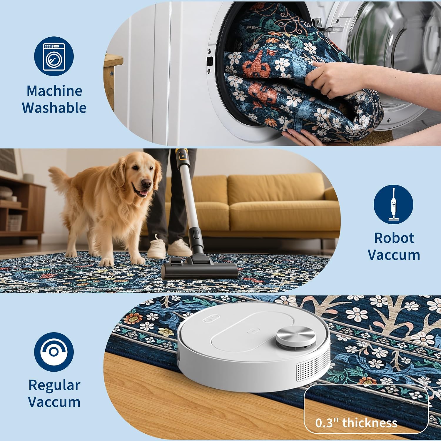 Detalle de GarveeHome Area Rug 4x6