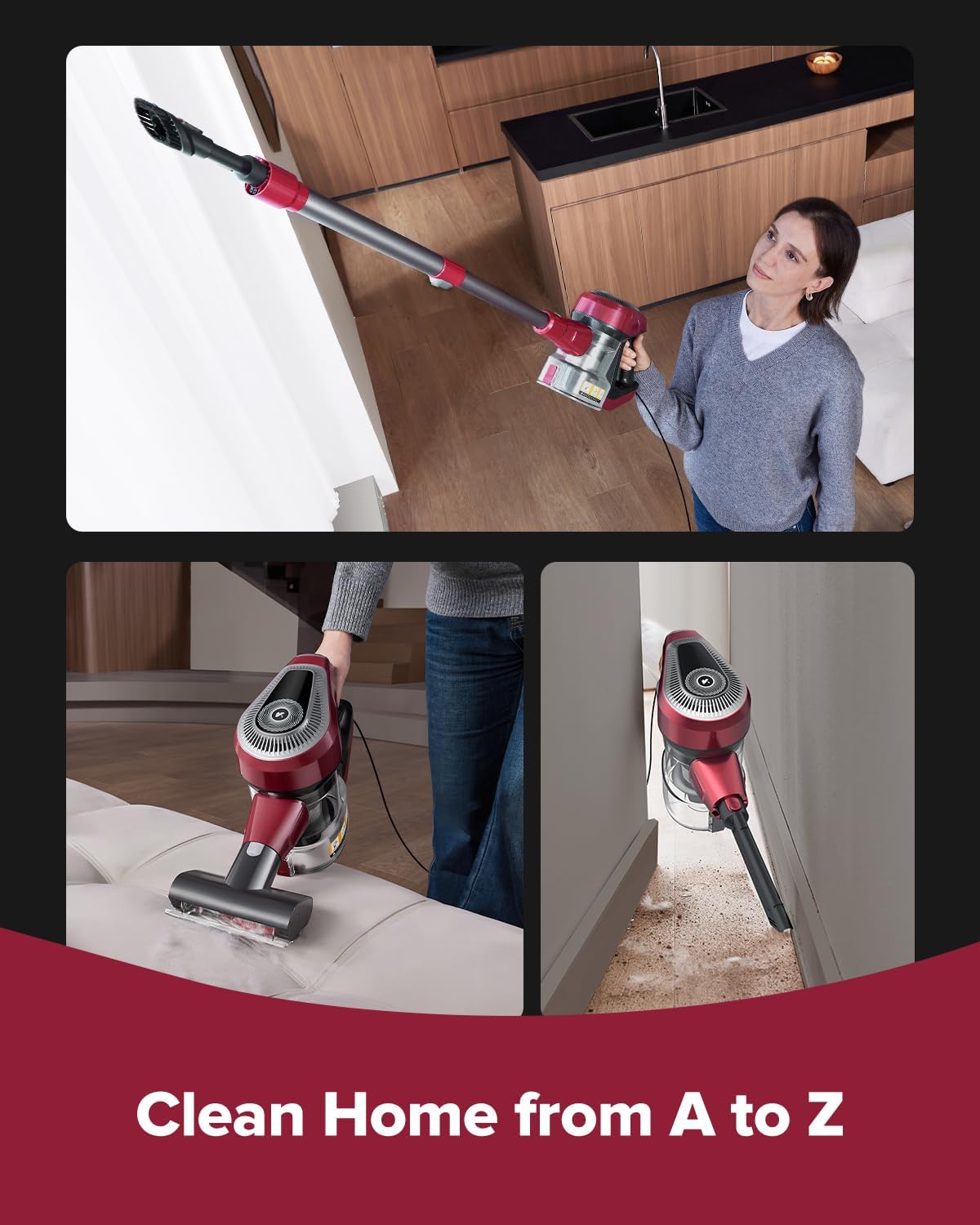 Thumbnail 6 de Vexilar Blitz C8 Corded Vacuum Cleaner with 600W motor, 60KPa suction and LED headlights