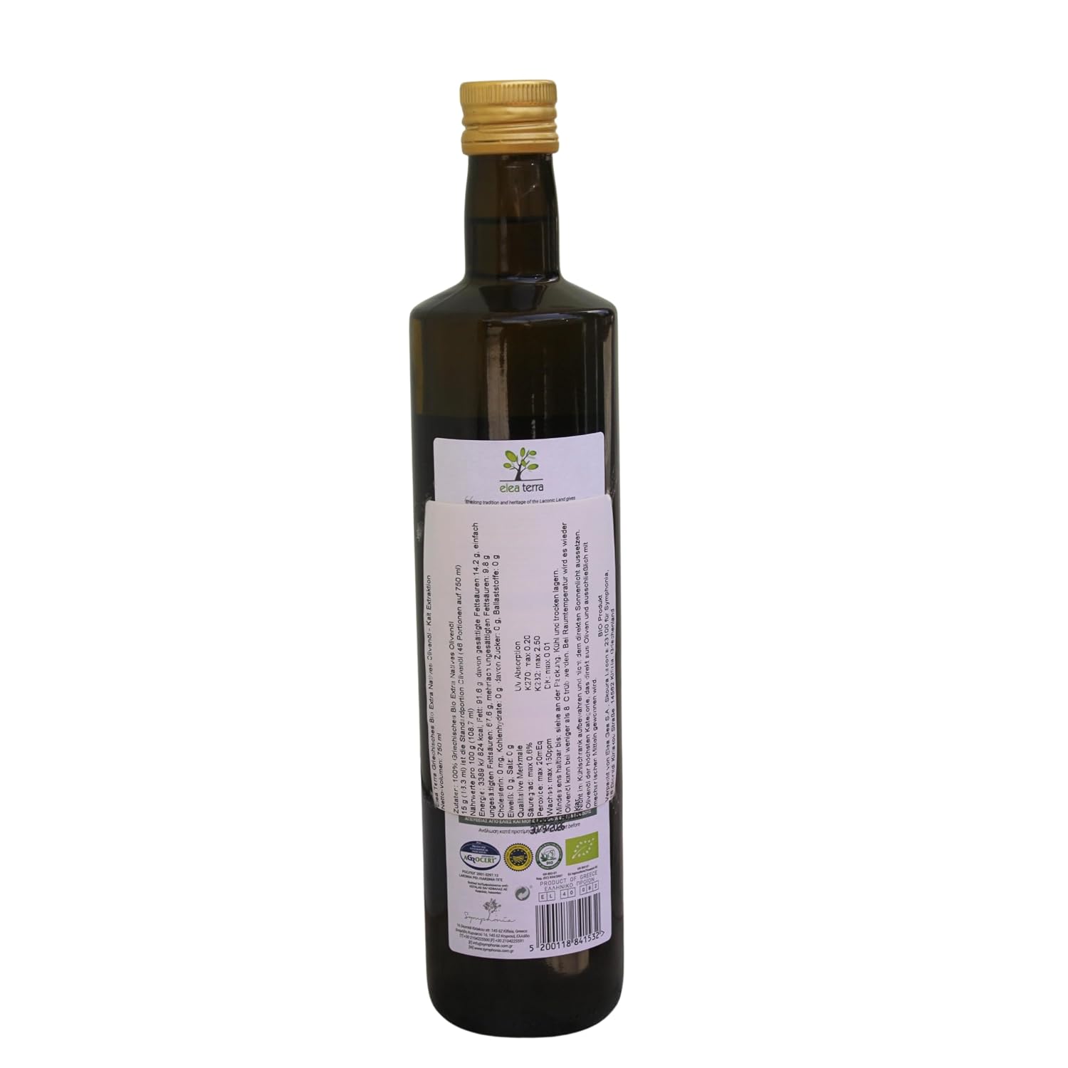 Thumbnail 2 de Elea Terra Bio Olivenöl Extra 750 ml Kaltgepresst
