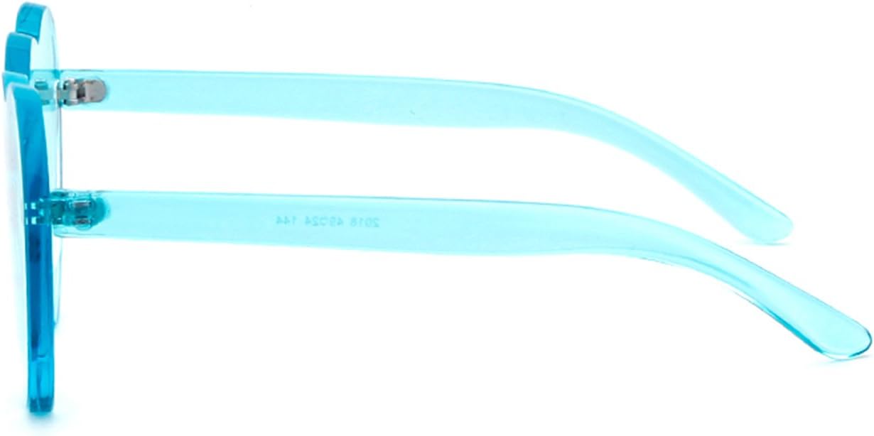 Thumbnail 5 de ADEWU Lunettes de soleil sans monture en forme de cœur – Lunettes candy color pour filles