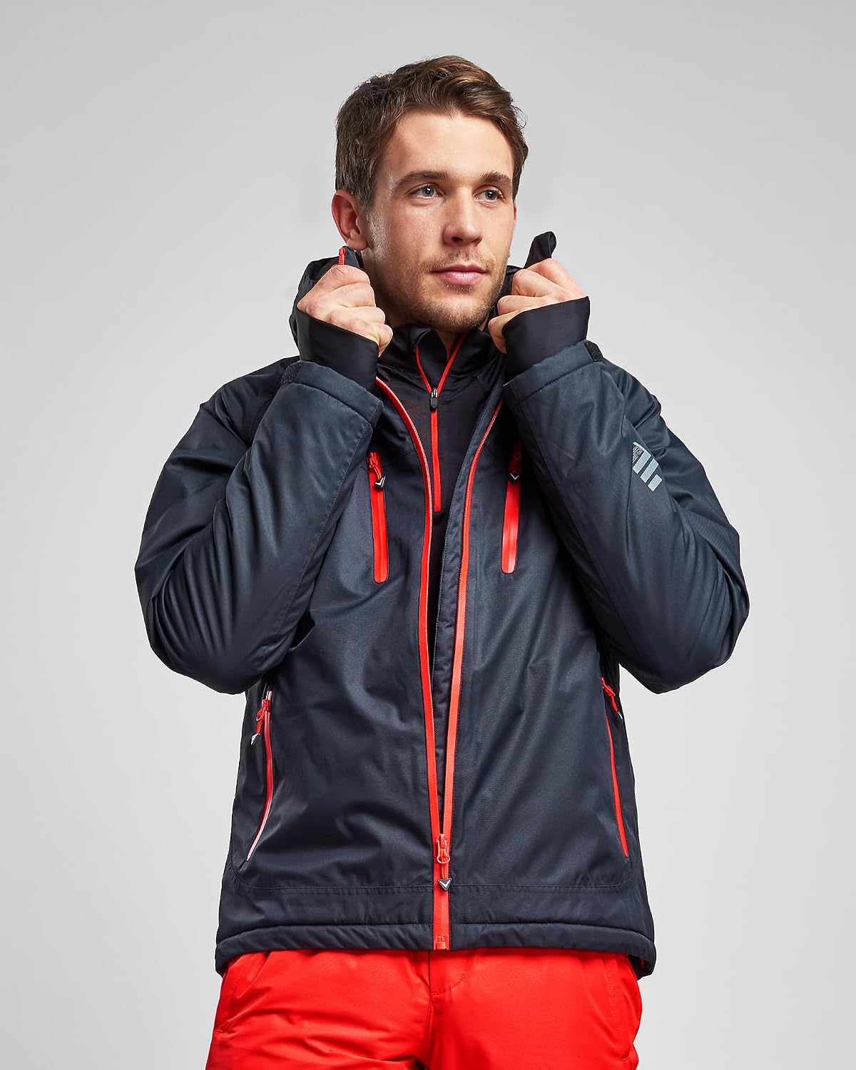 Detalle 2 de Black Crevice Veste de ski Homme 5000 mm
