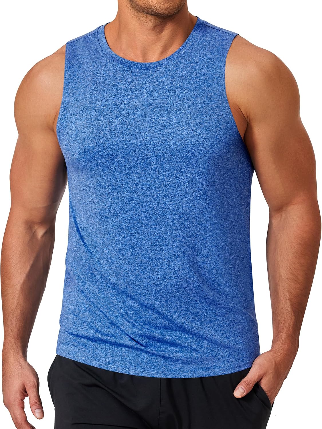 Detalle de COOFANDY Canotta Uomo Leggera: comfort, asciugatura rapida e stile sportivo