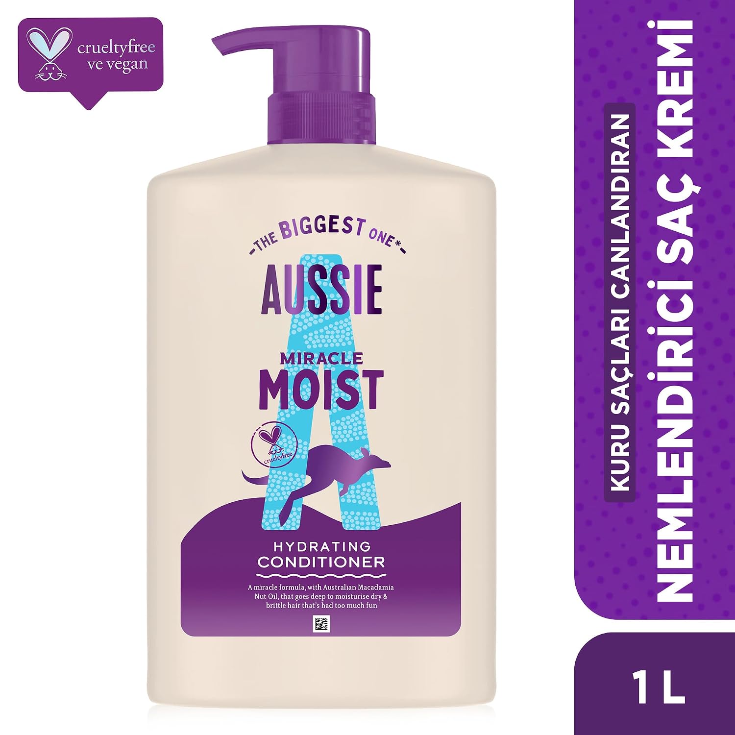 Detalle 2 de Aussie Miracle Moist Detangling Conditioner 1000ml