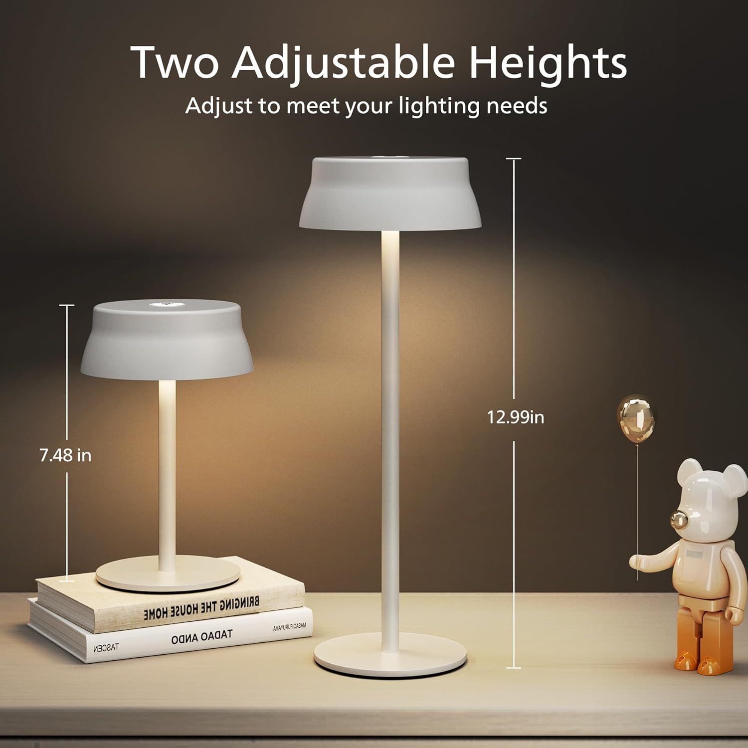 Thumbnail 3 de Philips Cordless Table Lamp: Portable Outdoor LED Desk Light with Touch Control