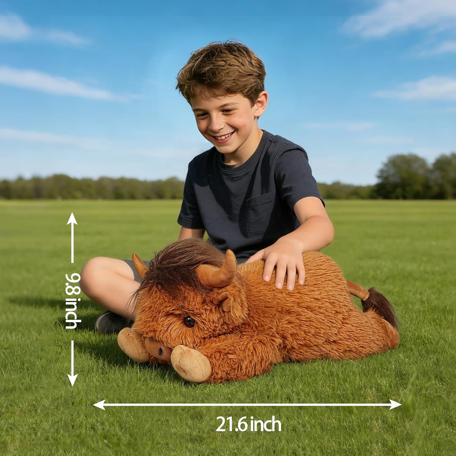Detalle de WDXDSOB Weighted Highland Cow 4.2 lbs 🐮