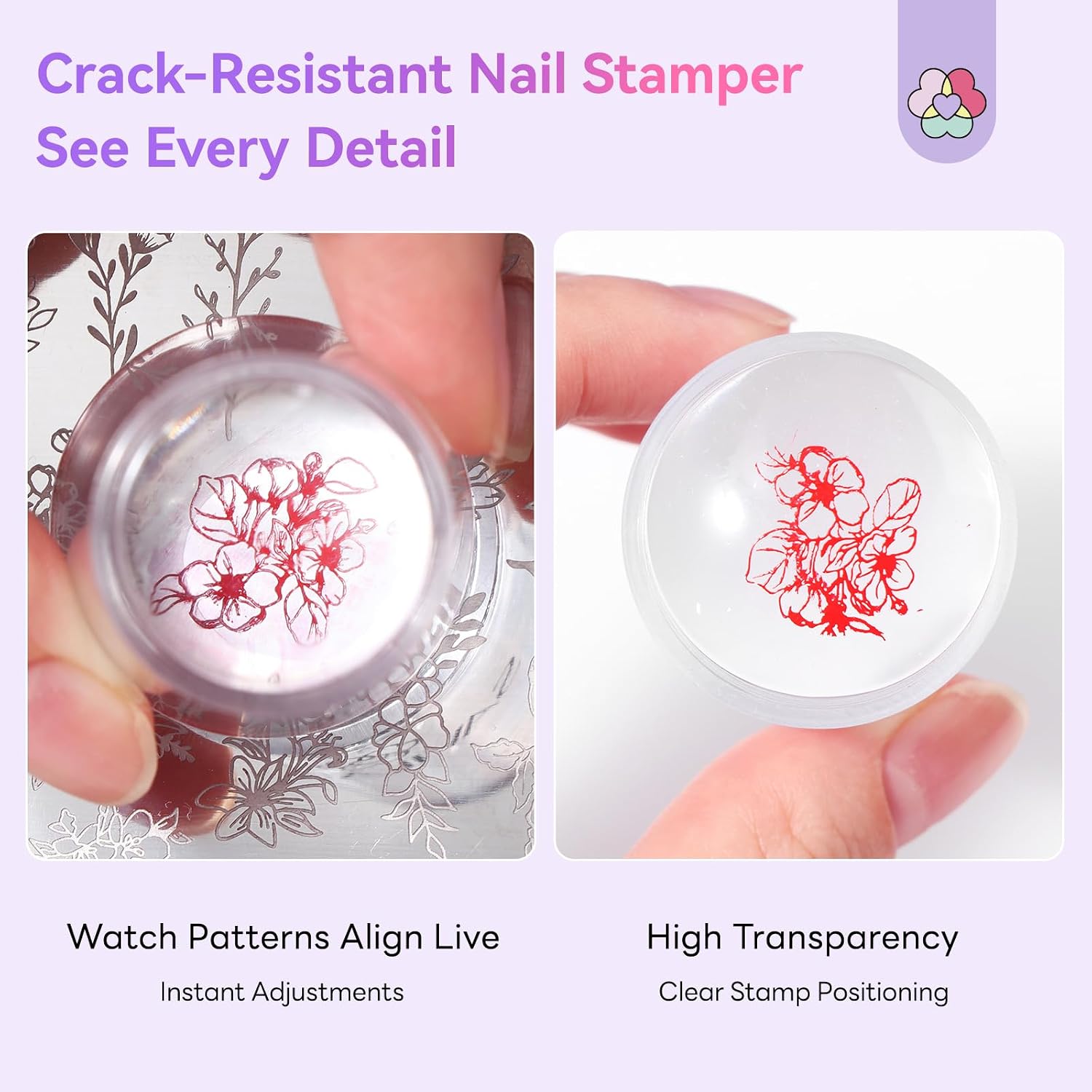 Detalle de SAVILAND Nail Stamping Gel Polish Kit, 6 Colors