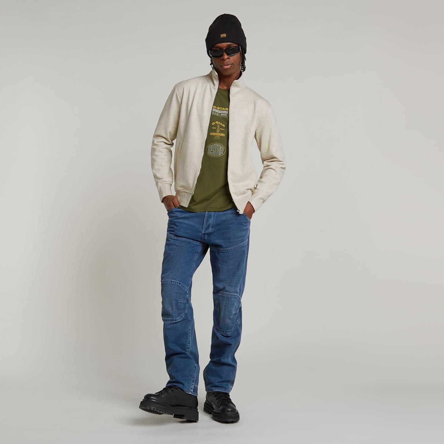 Thumbnail 2 de G-Star Uomini Nifous Zip Thru Sweater: comfort e stile originale