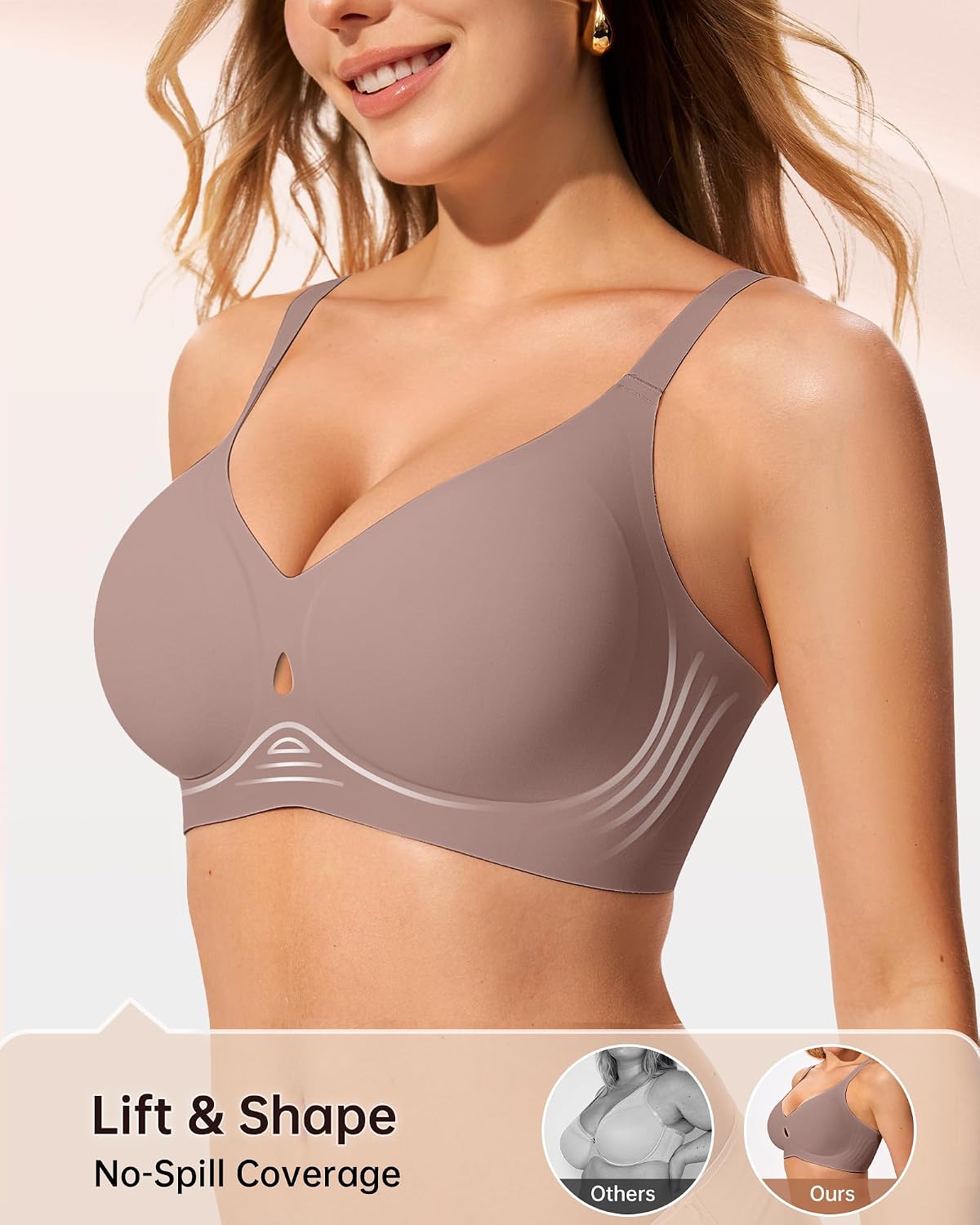 Thumbnail 2 de LetsJoli Wireless Jelly Bra Full Coverage
