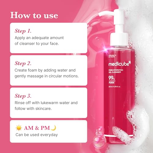 Detalle de medicube PDRN Jelly to Foam Cleanser – Gentle Low pH Hydrating Cleanser