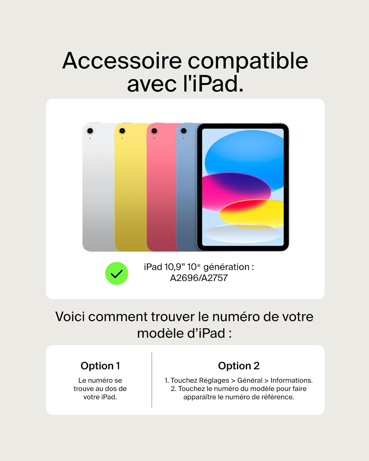 Thumbnail 1 de Belkin Pro Étui Clavier iPad 10e Gen