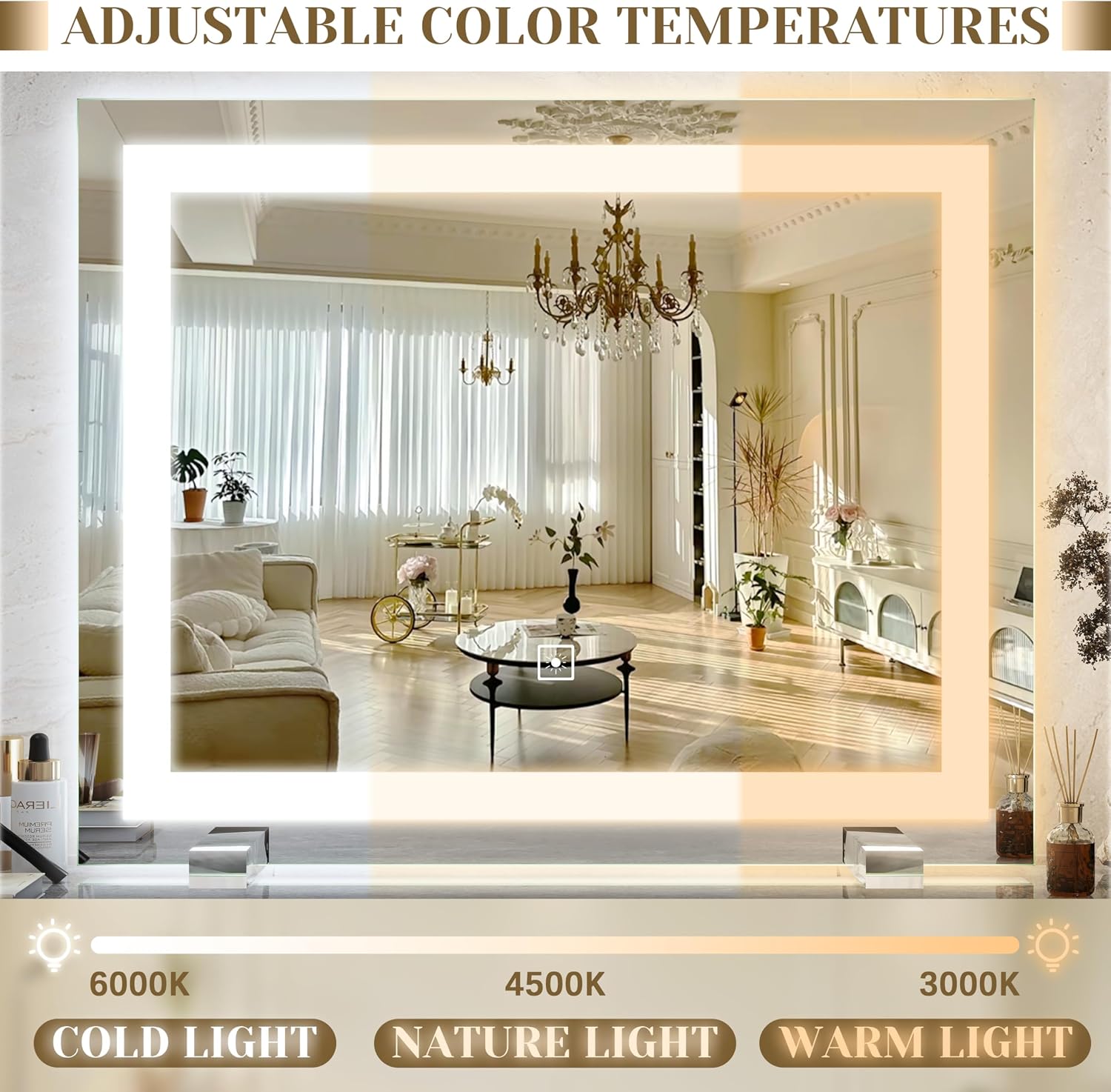 Detalle 2 de ROLOVE 22x20 Lighted Vanity Mirror