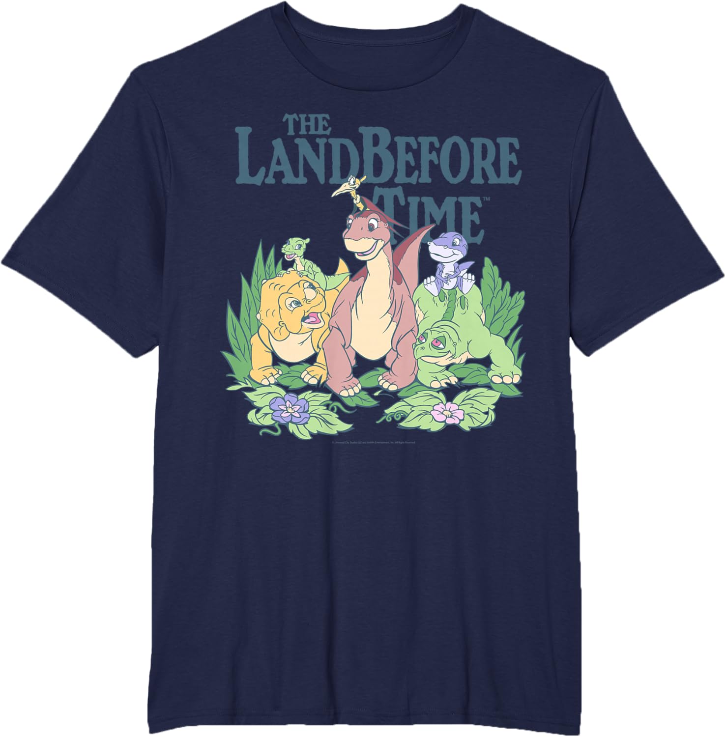 Thumbnail 4 de Maglietta Land Before Time Pastel Dinosaur Friends – taglio classico in stile leggero