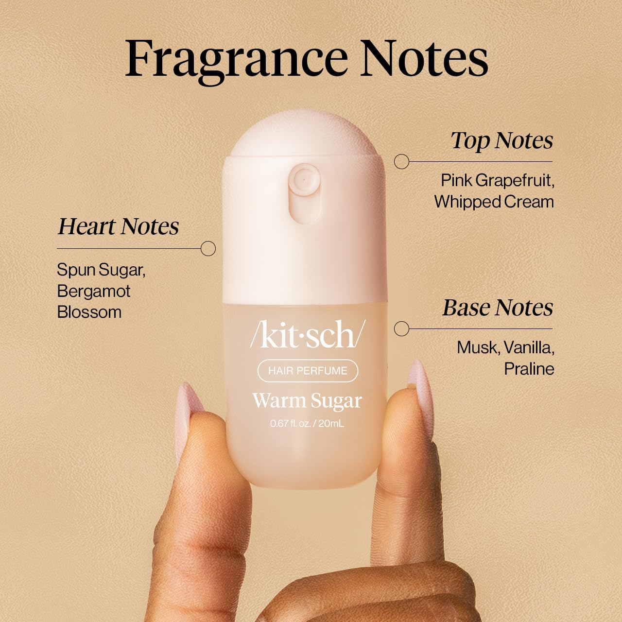 Thumbnail 6 de Kitsch Warm Sugar Hair Perfume and Body Mist, 20 mL