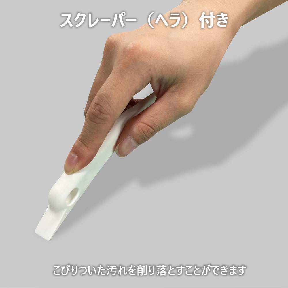 Detalle 2 de アズマ アズマジック BA721 薄型かためブラシ 浴室ドア・サッシのすき間掃除用