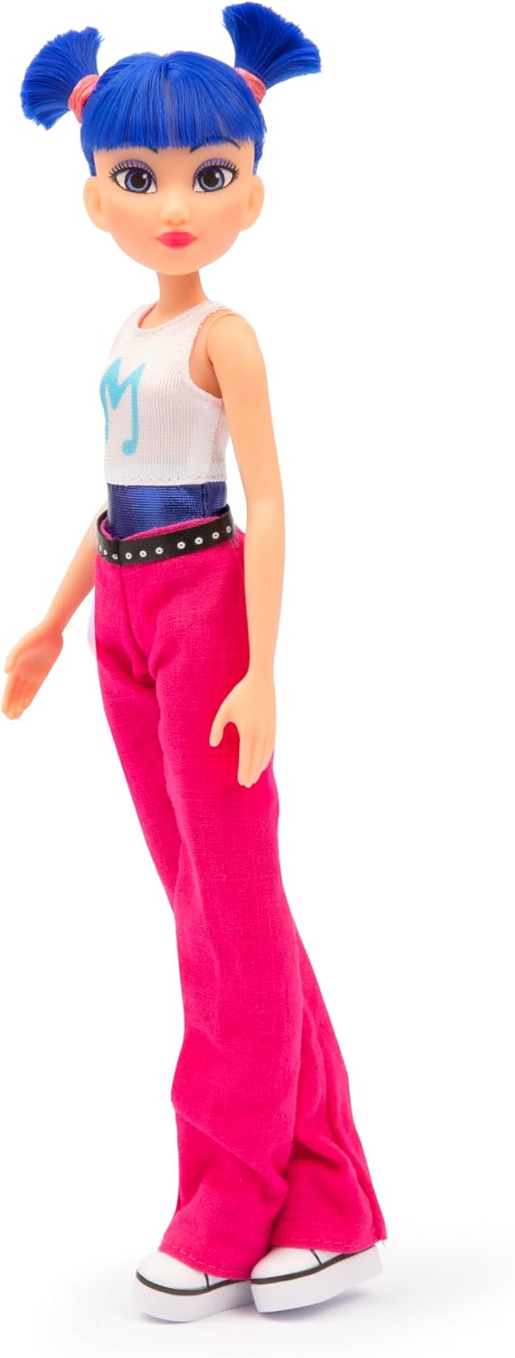 Detalle de Winx Club WNX77300 Winx Iconic Musa – lalka 27 cm z niebieskimi włosami