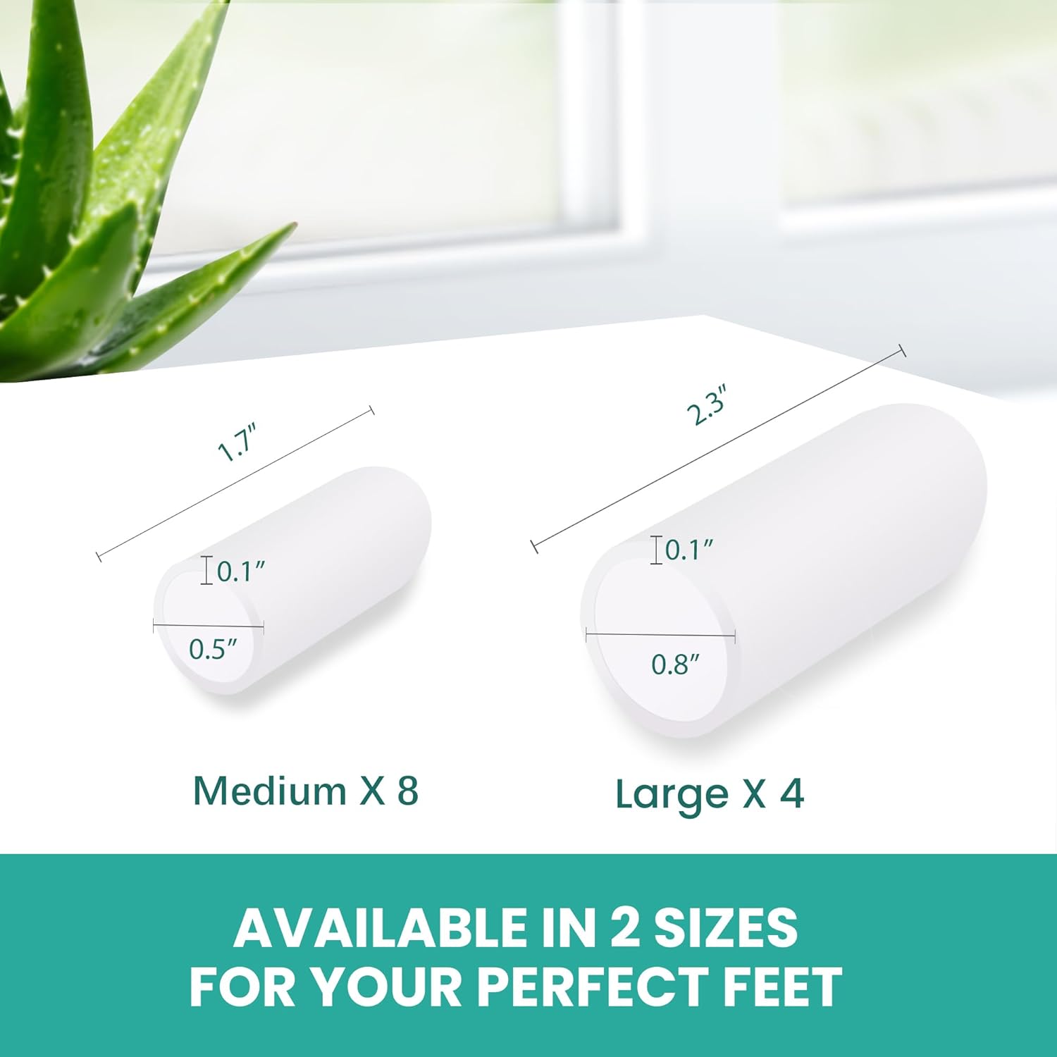 Thumbnail 3 de Welnove 12 Pcs Gel Toe Protector 12-pack