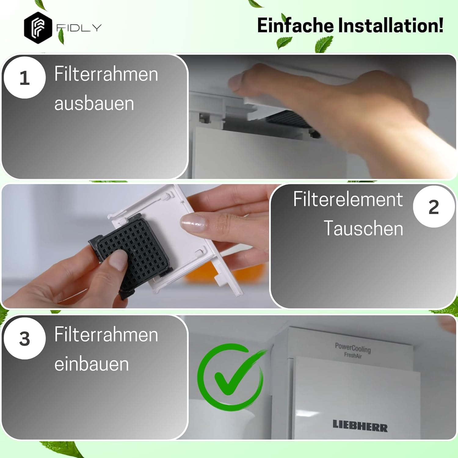 Detalle 2 de Aktivkohlefilter für Liebherr 600 m²/g