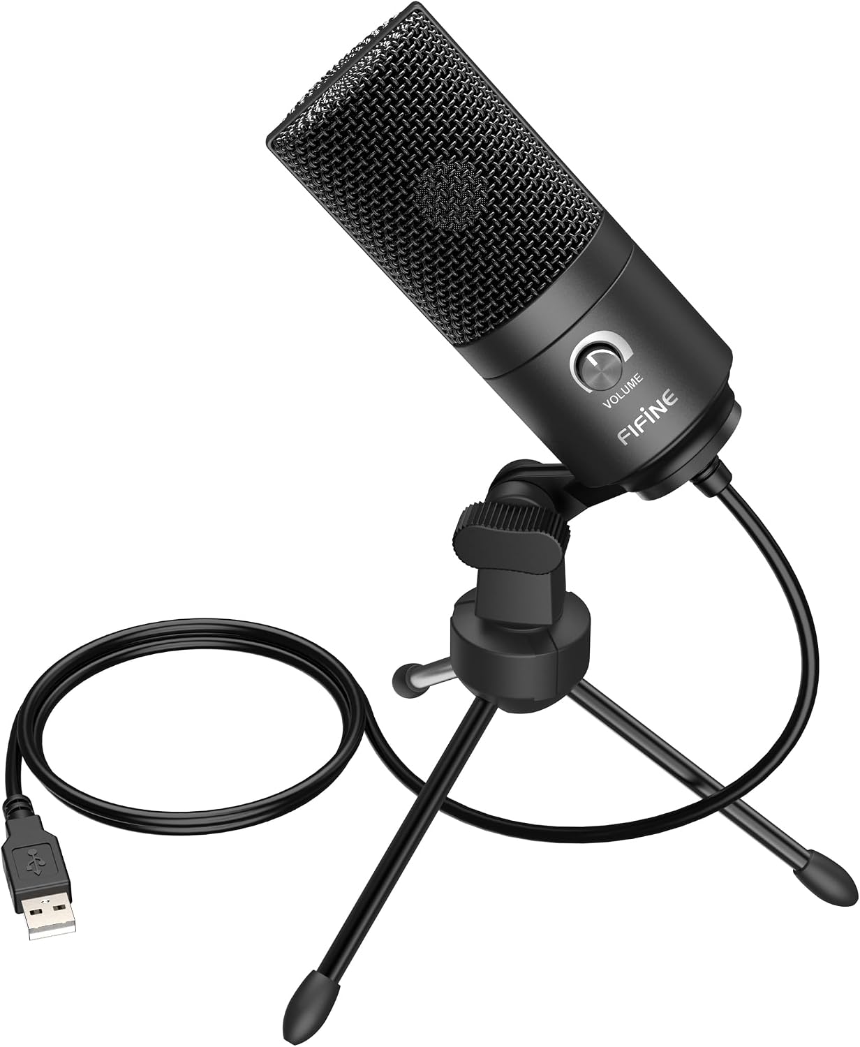 Detalle de FIFINE USB Mikrofon PC Gaming – Studioqualität für Streaming, Podcast und Games