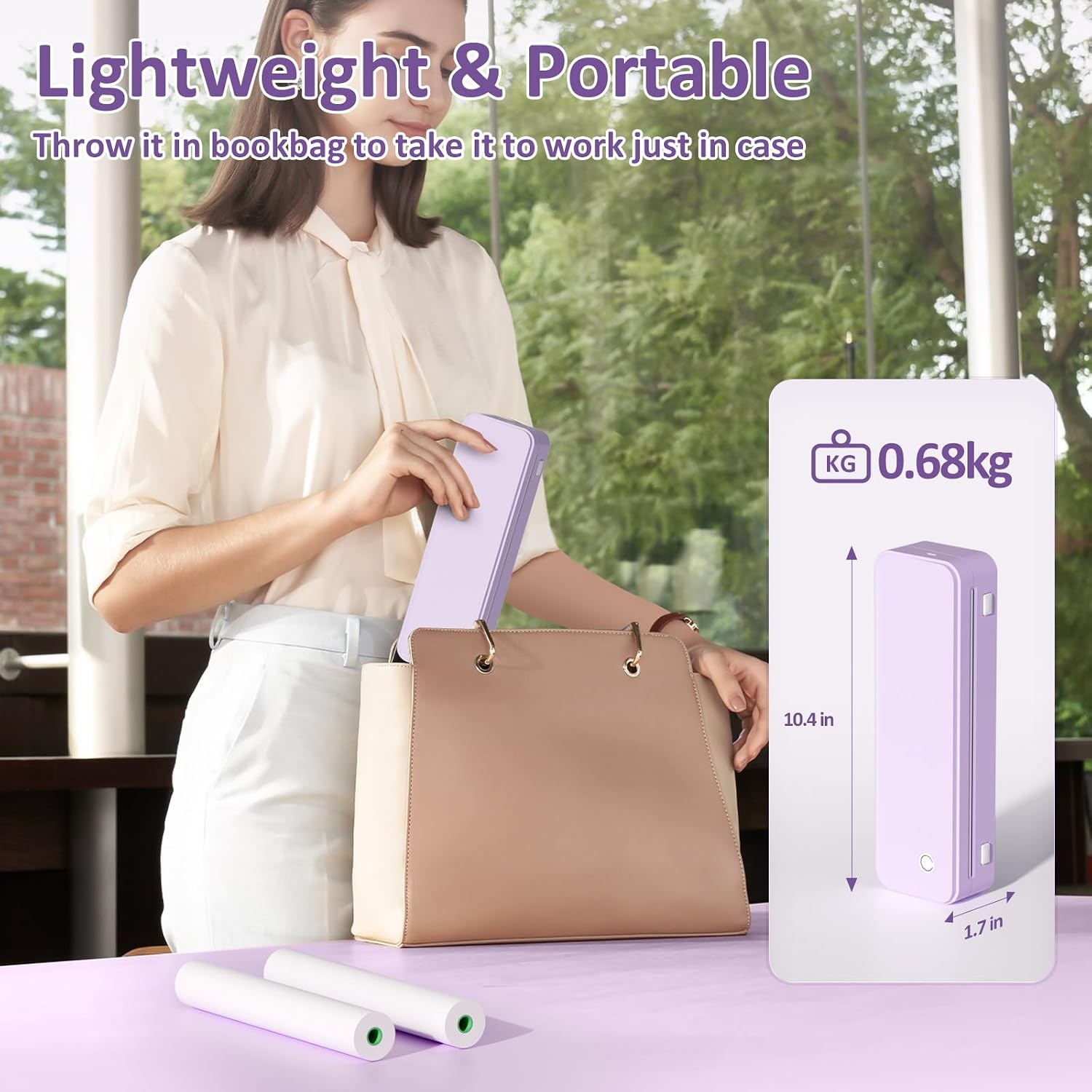 Thumbnail 4 de Gloryang Inkless Portable Printer US Letter 8.5×11 🖨