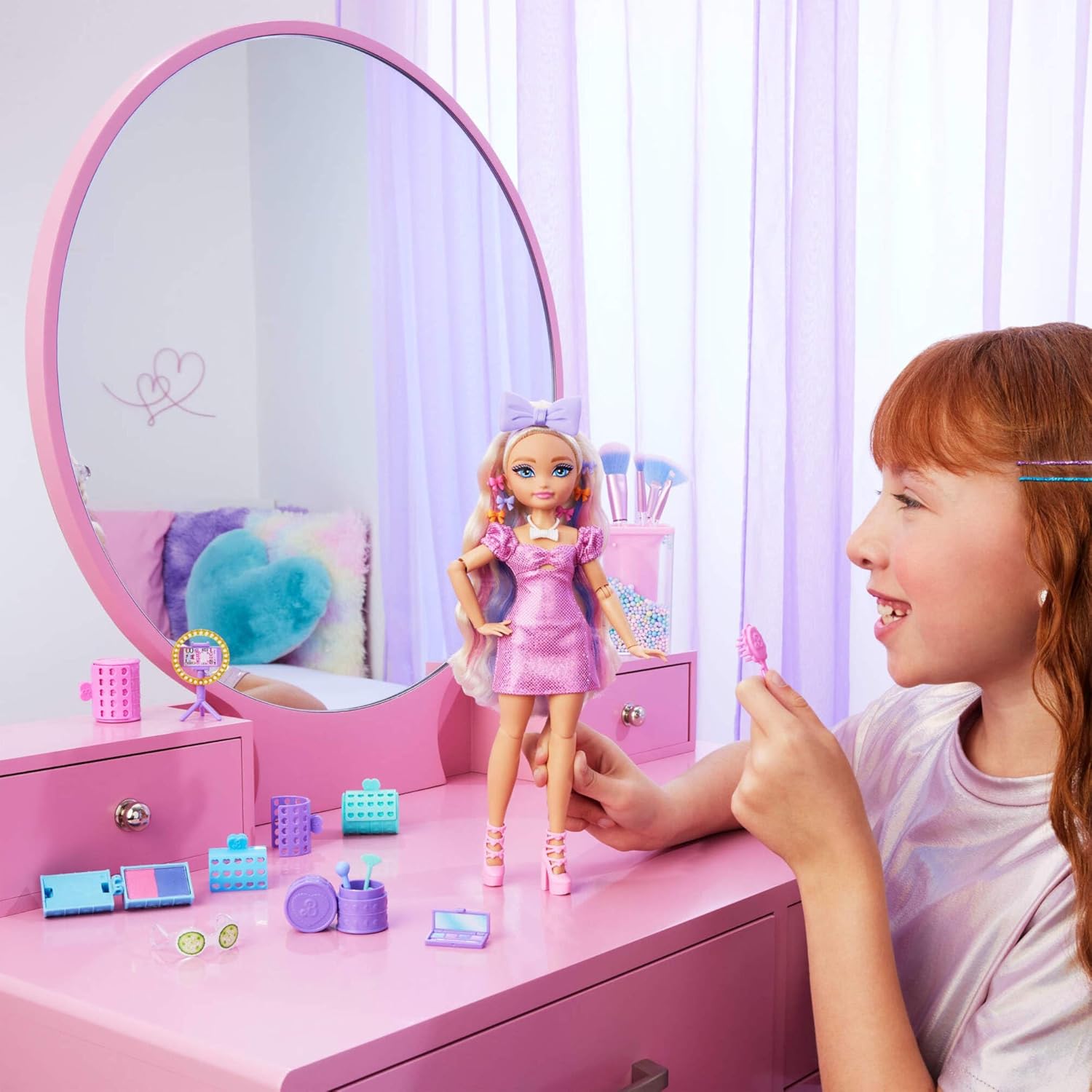 Detalle 2 de Barbie Malibu Dream Get Ready con accesorios y 15 looks 🎀