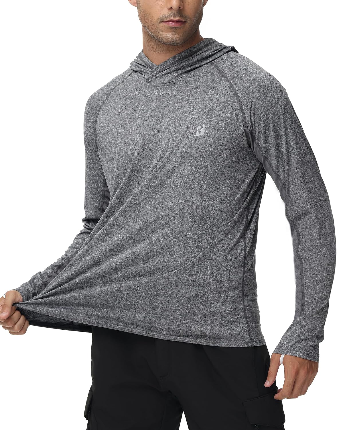 Thumbnail 1 de Roadbox Men’s UPF 50+ Long Sleeve Fishing Shirt with UV Sun Hoodie