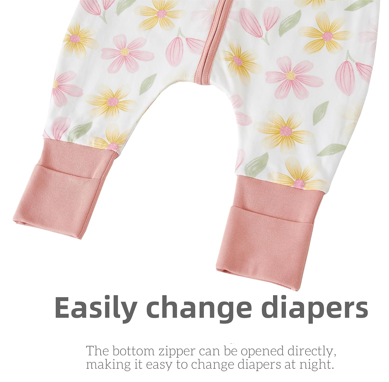Thumbnail 6 de Teechodina Baby Ganzjahres Schlafsack mit Füßen aus 100% Baumwolle – bequem, atmungsaktiv und frei beweglich