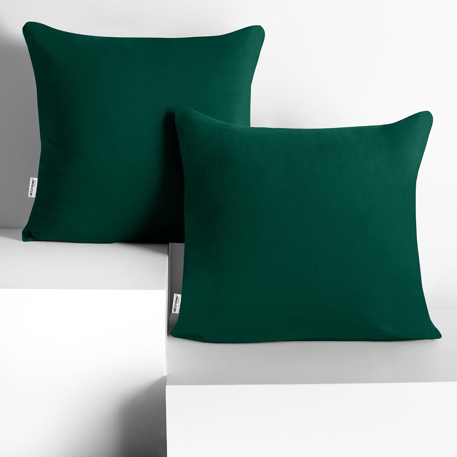 DecoKing Taies d'oreiller 50 x 60 cm en jersey coton 100%