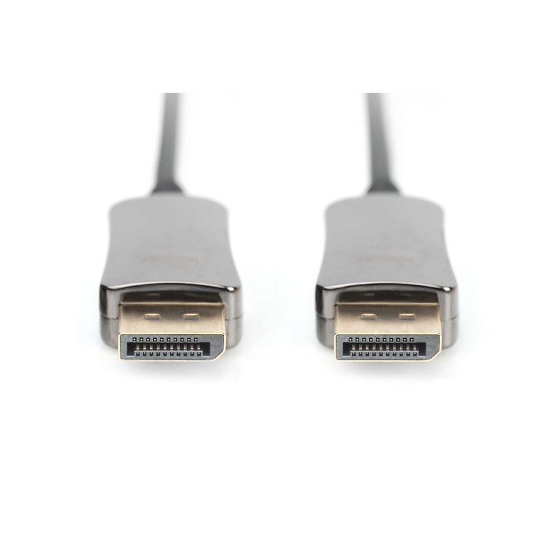 Detalle 2 de Digitus DisplayPort UHD 8K 10 m Macho/Macho (AOC híbrido) - fibra óptica y cobre