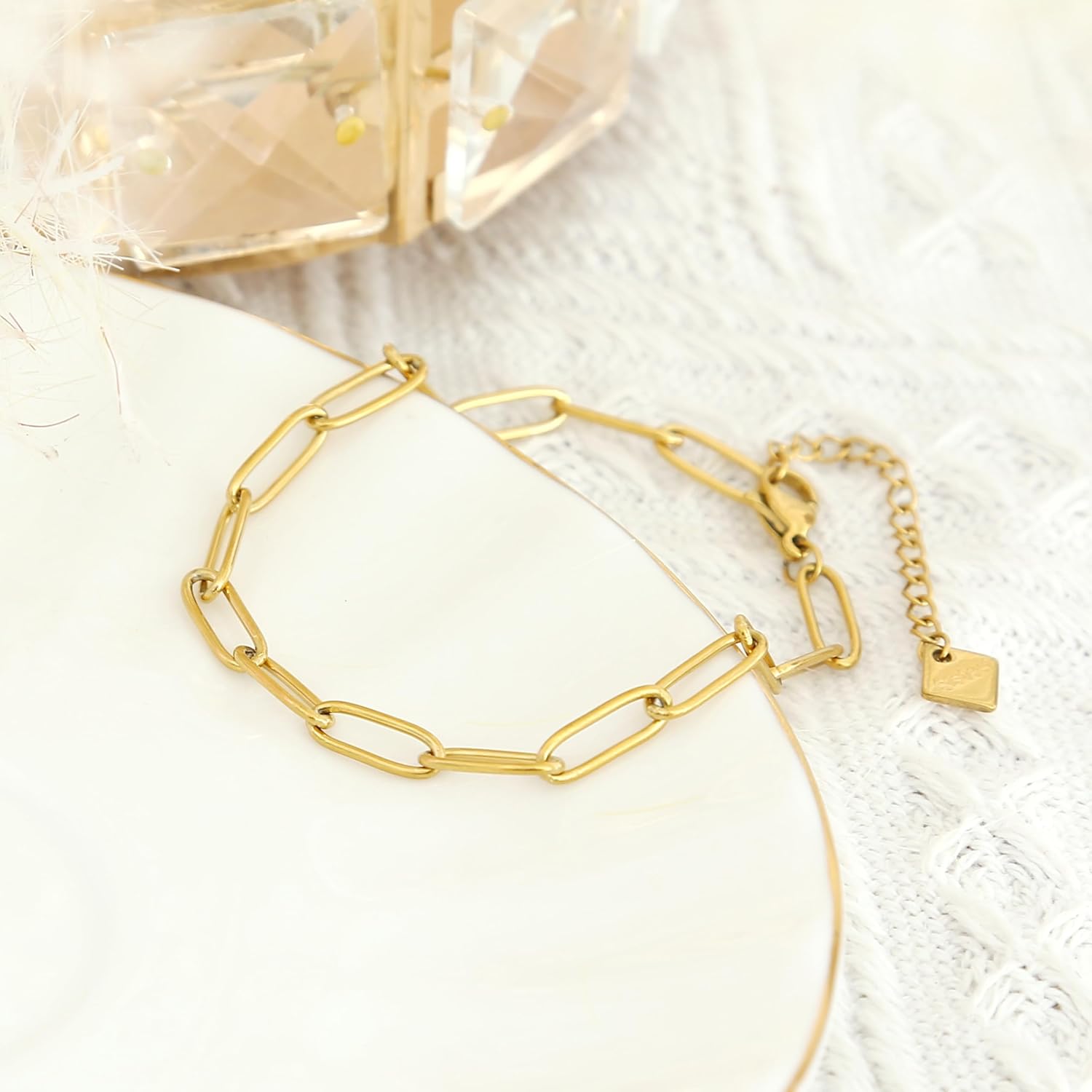 Thumbnail 4 de Made by Nami Bracelet Paperclip 16+4 cm 💍