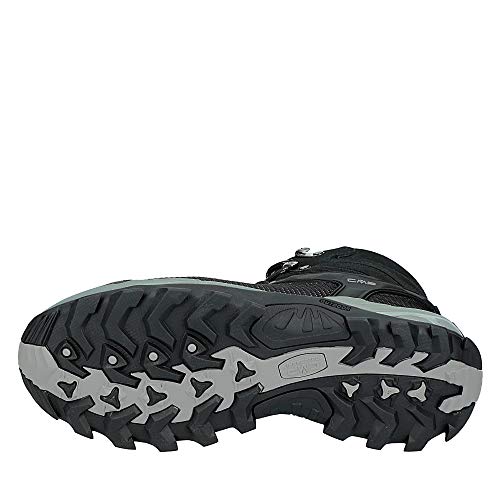 Detalle 1 de CMP Rigel Mid Wp: Scarpe Trail da Uomo, Impermeabili, Nero-Grey (39 EU)