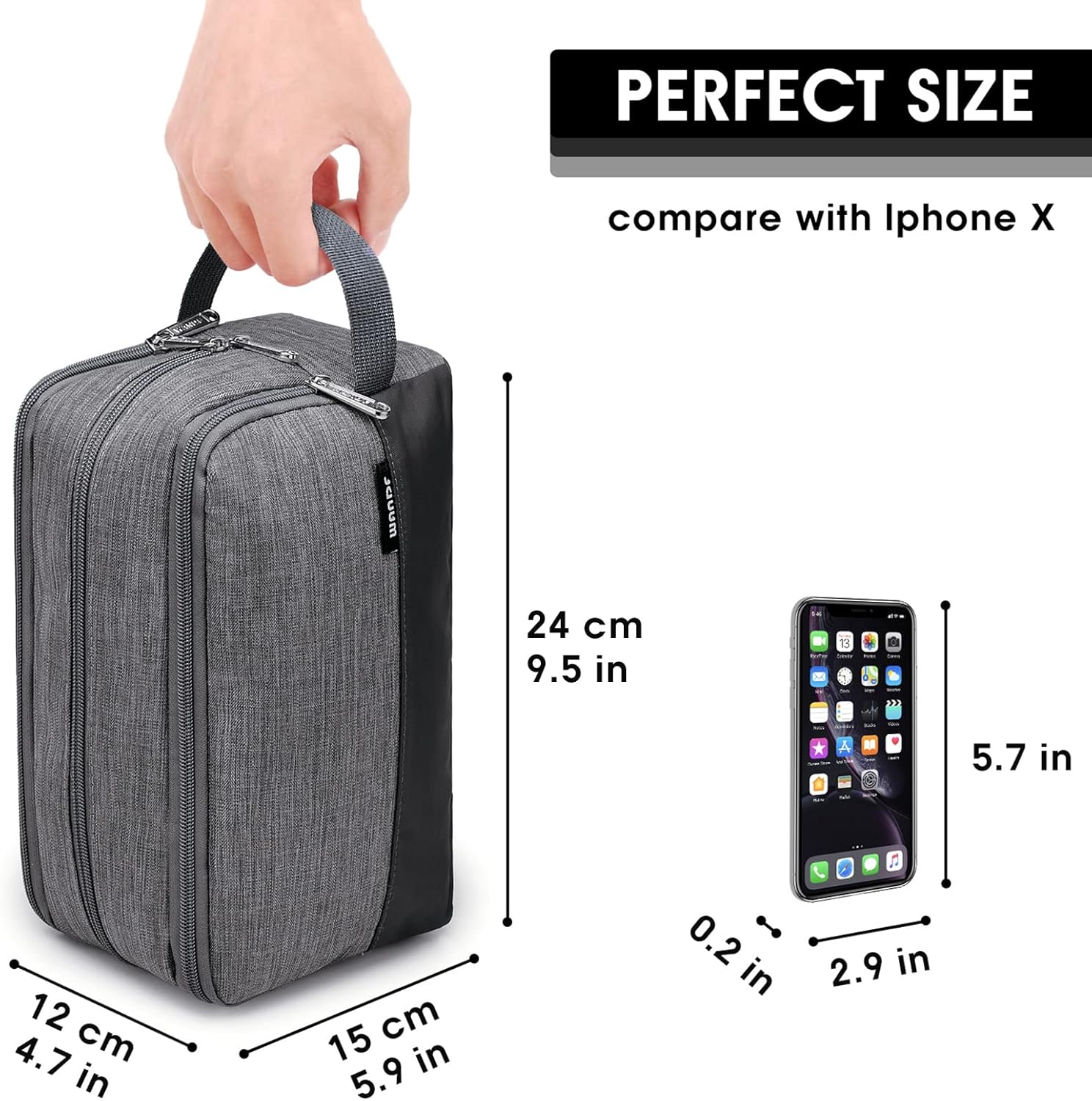 Thumbnail 4 de WANDF Toiletry Bag 145 g water-resistant