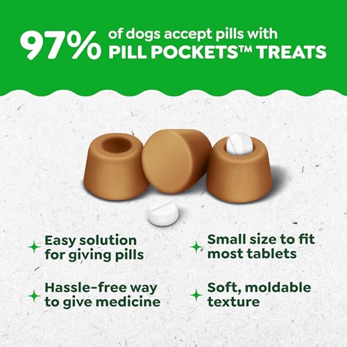 Detalle de Greenies Pill Pockets Small Dog Treats, Chicken Flavor, 3.2 oz