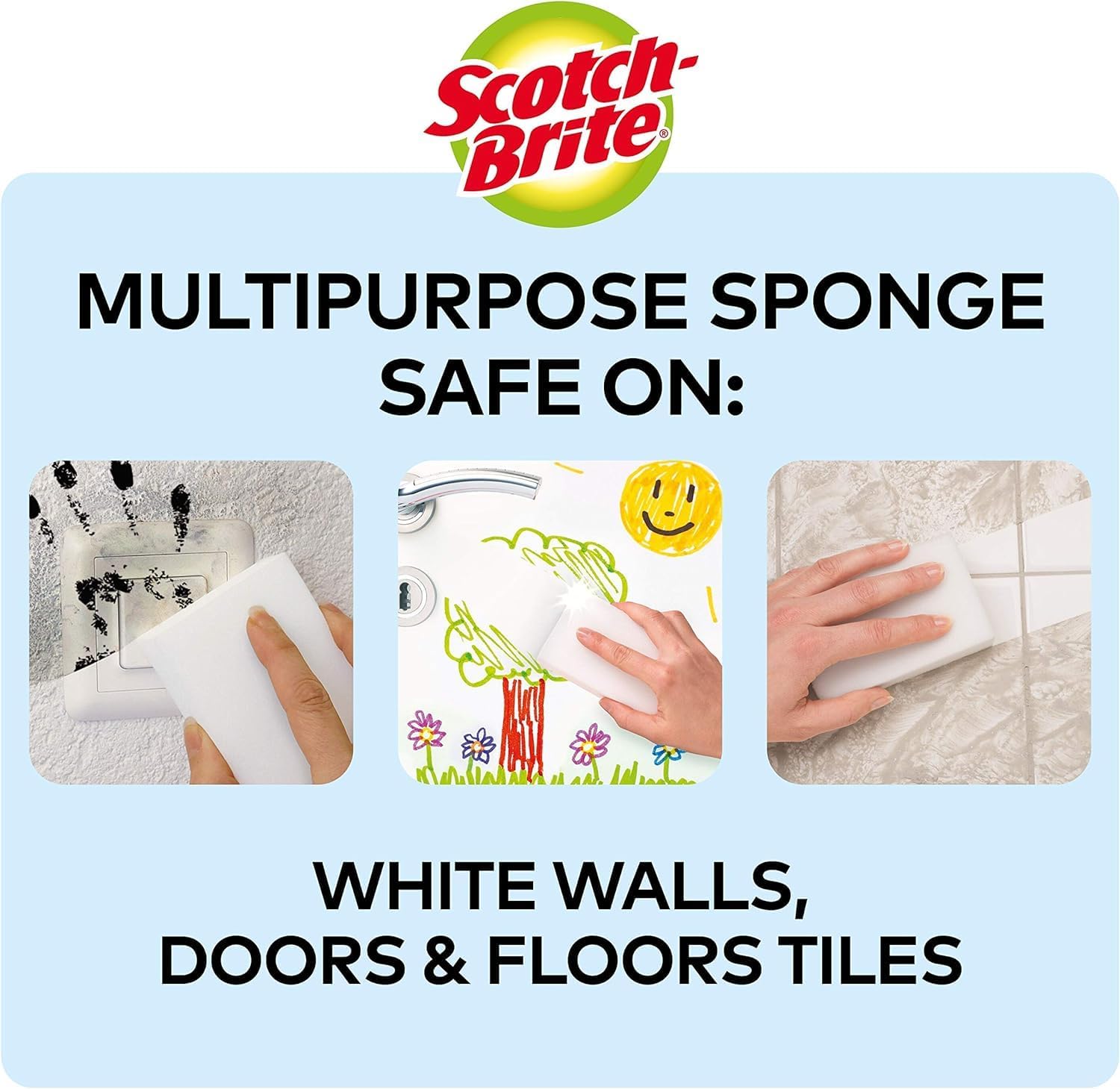 Thumbnail 5 de Scotch-Brite Magic Easy Eraser Sponge 12 Pack