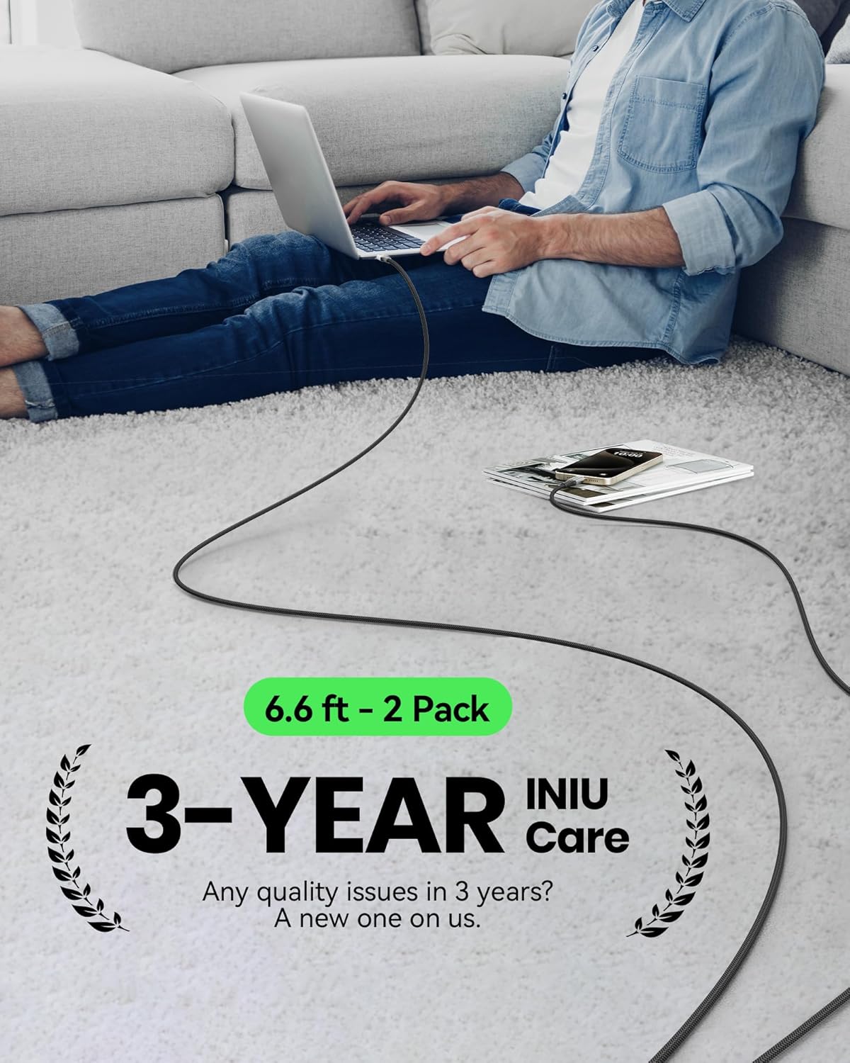 Thumbnail 6 de INIU USB C Cable 100W