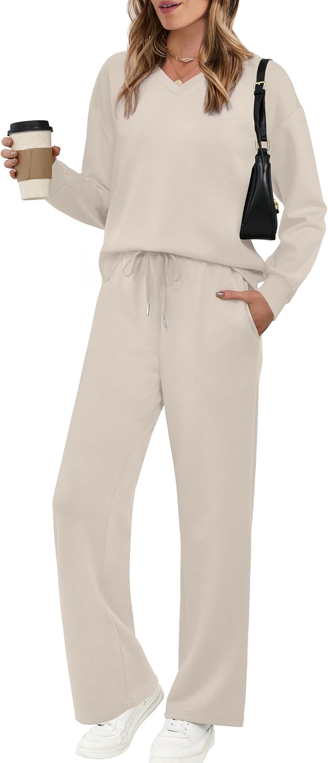 Detalle de WIHOLL 2-Piece Lounge Set XS–XXL V Neck