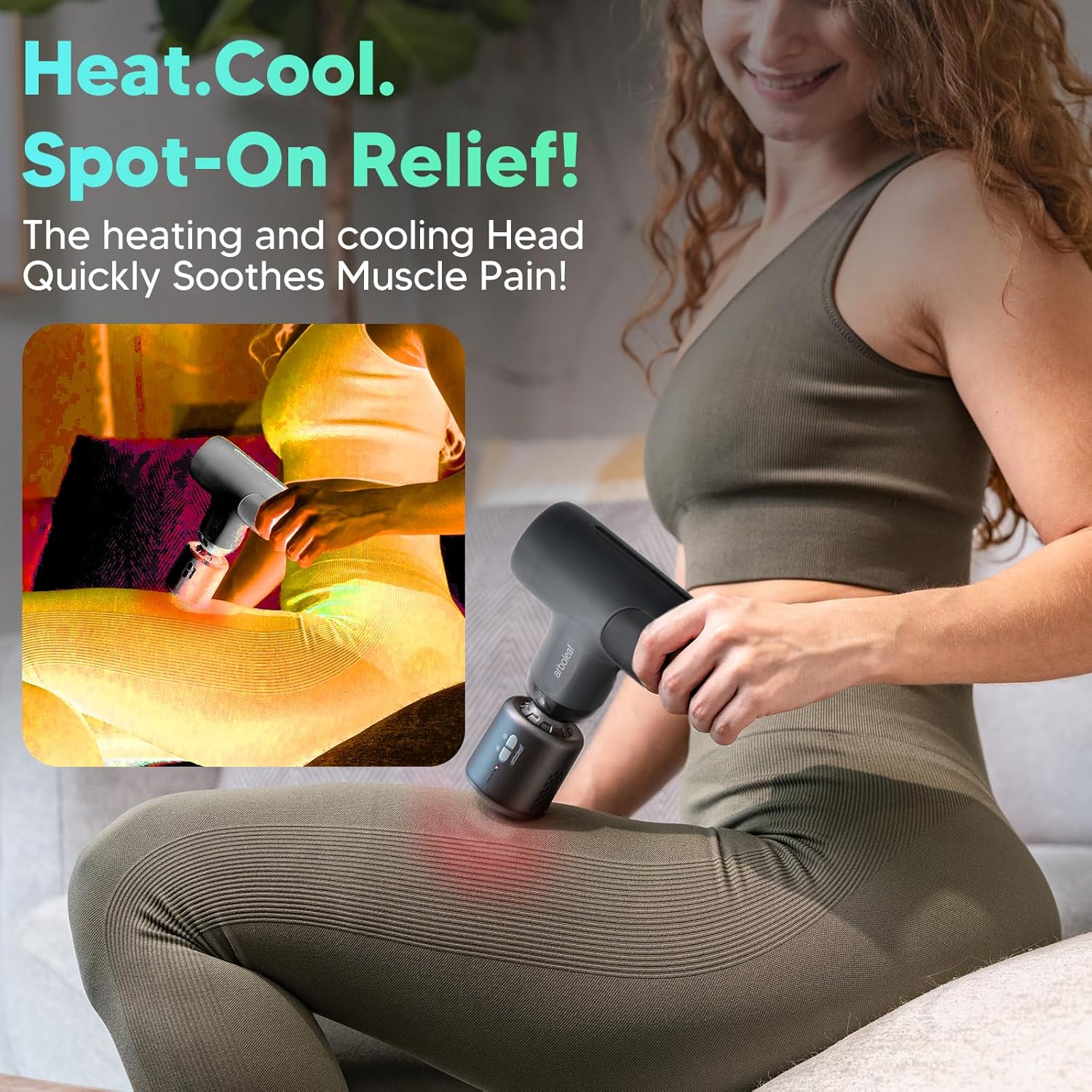 Thumbnail 2 de arboleaf Mini Massage Gun Heat Cold